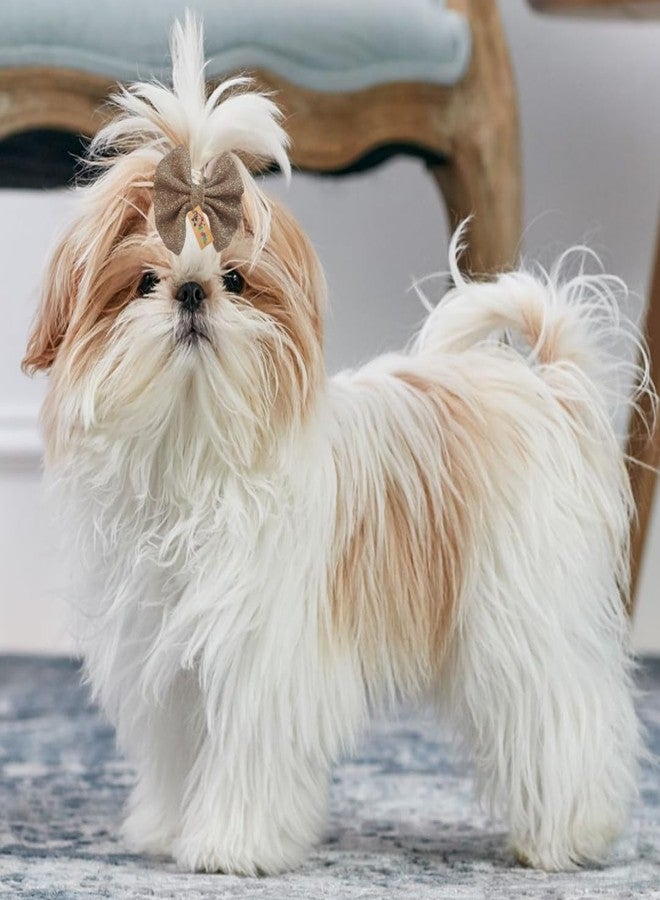 ويستيرن إرا مشبك شعر لامع للكلاب بتصميم مستوحى من العصر الغربي | إكسسوار أنيق ولامع للحيوانات الأليفة الصغيرة والمتوسطة والكبيرة | تثبيت محكم | مناسب للعناية الشخصية، وجلسات التصوير، وأعياد الميلاد، والمناسبات | لون وردي فاتح عصري - Image 2